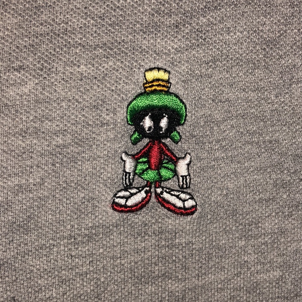 Looney Tunes Marvin the Martian vintage polo shirt